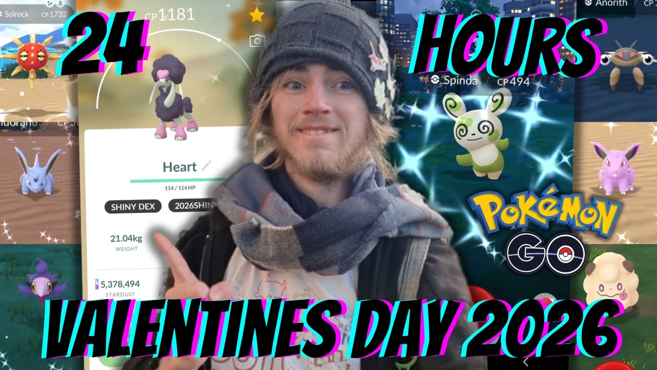 Я играл в Pokémon GO 24 часа подряд, охотясь за двумя редчайшими блестящими покемонами!