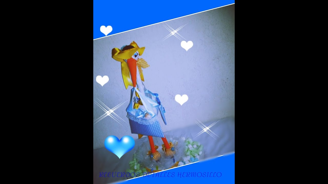 DIY Como Hacer Fofucha Cigueña