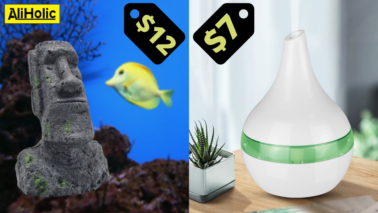 Aquarium Decor + Humidifier/Diffuser: AliExpress Unboxing - Vol. 13