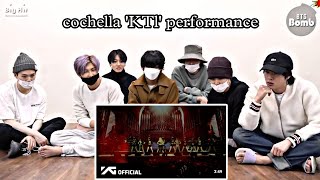 BTS Reaction to Blackpink 'KTL ' Cochella 2019 Performance (Fanmade) 💜