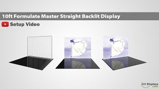 10ft Formulate Master Straight Backlit Display