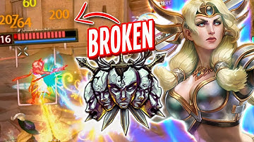 This Max Attack Speed FREYA BUILD GOT ME A PENTAKILL IN SMITE!