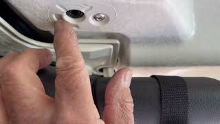 How to fix the loose "freedom panel" handles on a Jeep Wrangler. Make the Jeep hard top tighter.