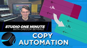How to copy Automation and Clip Gain Envelopes #StudioOneMinute