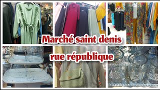 جديد مارشي ساندوني marché saint denis et magazins de rue republic