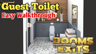 Rooms and Exits Level 4 Guest Toilet Chapter 3 Walkthrough ( Murder Dressed In White ) screenshot 1