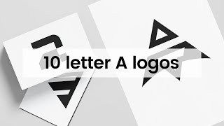 10 letter A logo designs
