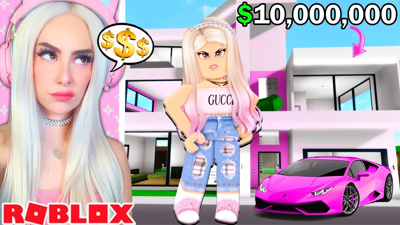 Spoiled Rich Girl BUYS $10,000,000 BROOKHAVEN MANSION... Roblox - YouTube