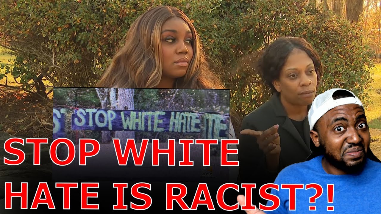 WOKE Parents FREAK OUT Crying RACISM Over ‘Stop White Hate’ Sign Placed Outside of High School!