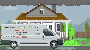 Gutters Matter - Seamless Gutter Installation Animation