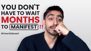 How to stop delaying your own manifestations
