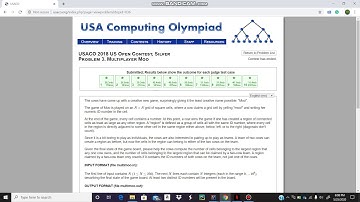 USACO Silver | US Open 2018 | Multiplayer Moo Solution | Java