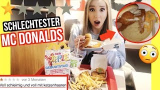 SCHLIMMSTER MCDONALDS bei dem ich ESSEN GEHE - SCHLECHTESTER MEINER STADT