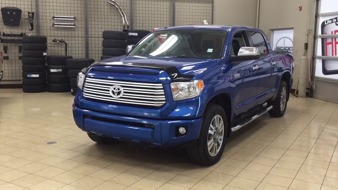 2016 Toyota Tundra Platinum Review - YouTube