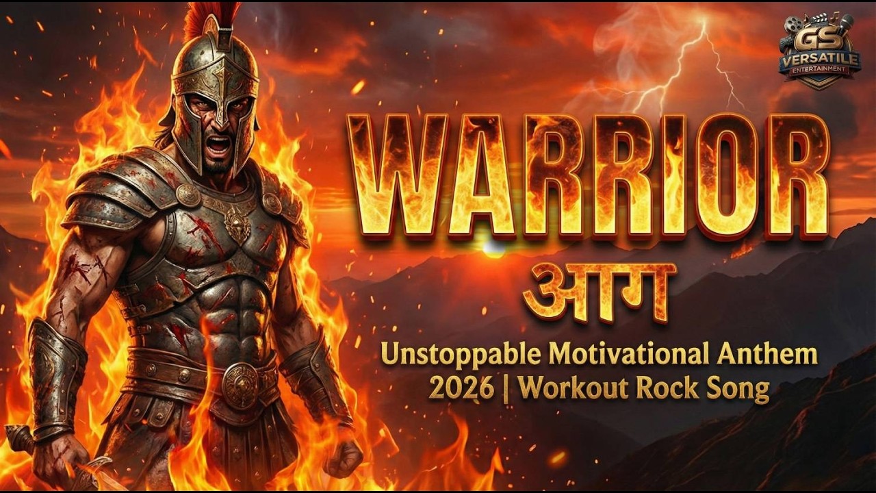 WARRIOR (Aag) Version 2 | Unstoppable Motivational Anthem 2026 | Workout Rock Song | GS Versatile