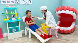 sofia shows kids how behave dentist