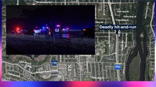 Brooklyn Park Police are investigating a deadly hit-and-run on Highway 252