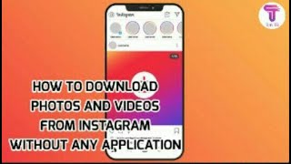 How to download photo and video from instagram without any application || Tips Tik || Intagram screenshot 5