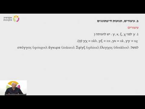 וִידֵאוֹ: האם האלפבית האנגלי יווני?