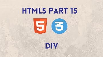 HTML5 CSS3 Programming For Beginners div tag  Urdu|Hindi Part 15