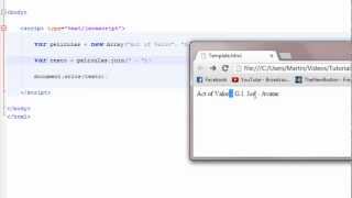 Tutorial de Javascript en Español -31- Manipulando Arreglos