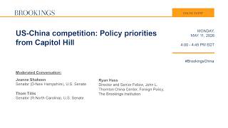 US-China competition: Policy priorities from Capitol Hill