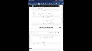 A Level Maths Modelling with Logs Exam Q #maths