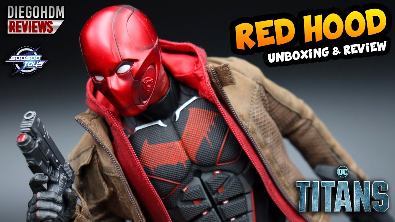 RED HOOD TITANS Soosootoys 1/6 Red Knight Unboxing e Review BR