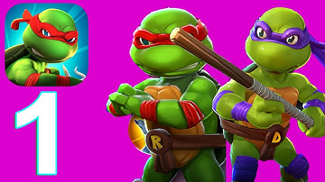 TMNT Mutant Madness Gameplay Walkthrough Part 1 (IOS/Android)