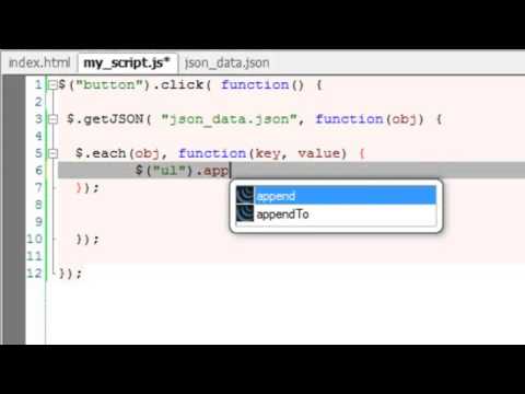 Fetch JSON Data Using jQuery AJAX Method getJSON