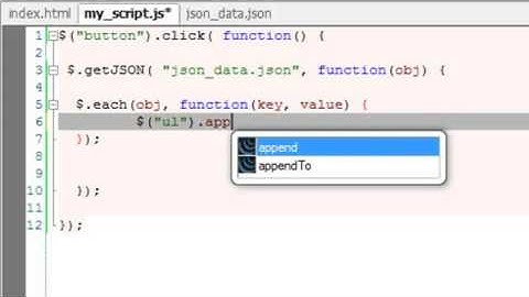 Fetch JSON Data Using jQuery AJAX Method getJSON