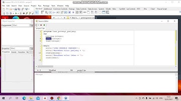 membuat program pascal sederhana mencari luas persegi panjang melalui aplikasi lazarus
