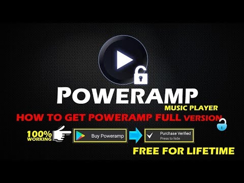 Poweramp Music Player Full Version Unlocker | No Root | Lifetime For Free | Updated Tricks 2018