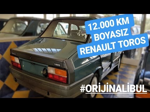 12.000 KM BOYASIZ 1990 RENAULT 12  TOROS ! #ORİJİNALİBUL