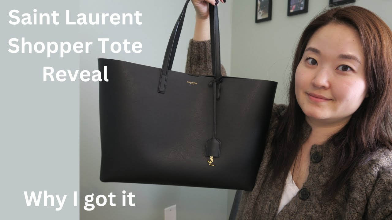 SAINT LAURENT YSL SHOPPING E/W TOTE BAG / 5 year wear & tear in-depth  review , luxury designer tote 