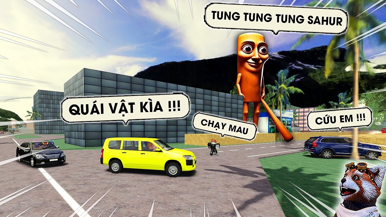 TÀI XẾ LÁI XE VIỆT NAM BẤT NGỜ GẶP TUNG TUNG TUNG SAHUR VÀ CÁI KẾT HÀI NHẤT ROBLOX