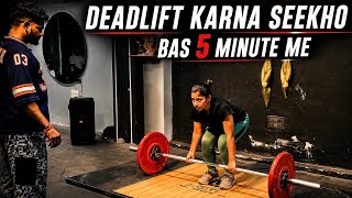 Deadlift Ka Sahi Form | Live Sikh Lo 🤝| Complete Deadlift guide #gym #powerlifting #deadlift #fit 