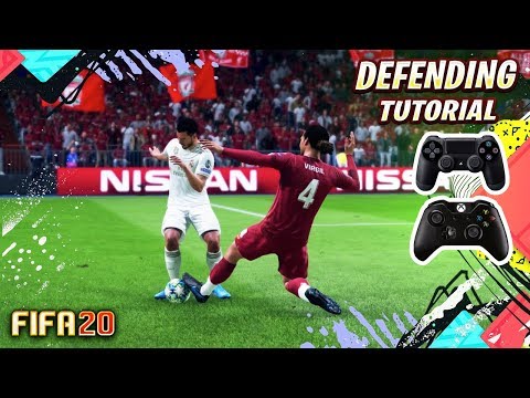 FIFA 20 DEFENDING TUTORIAL / How to defend effectively - BEST Way To TACKLE, JOCKEY & CONTAIN