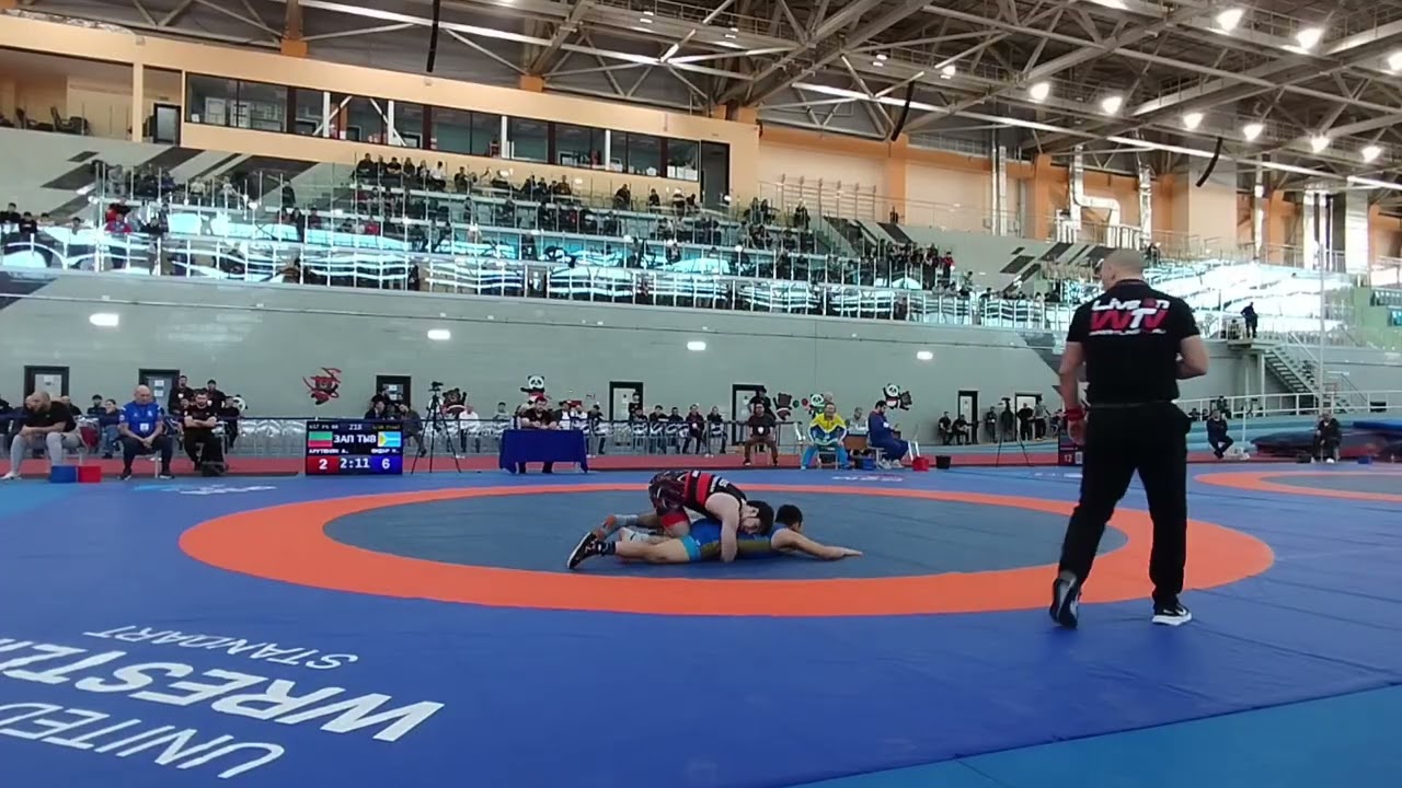 Ондар Начын (ТЫВ) 1/16 Финала 60кг, Первенство России, Вольная Борьба, 