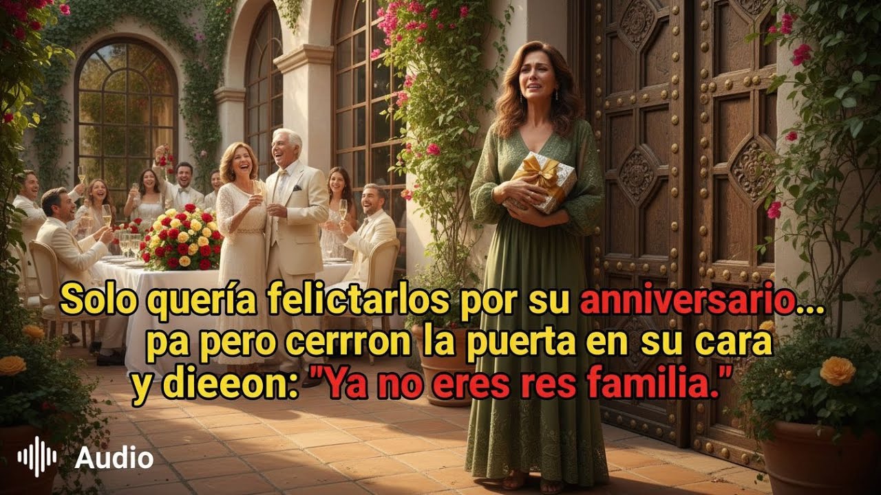 LA NIETA SOLO QUERÍA FELICITARLES POR SU ANIVERSARIO DE BODAS... Y LE CERRARON LA PUERTA EN LA....