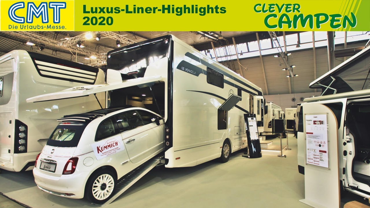 500.000€ auf 4 Rädern: Die Luxus--Liner-Highlights der CMT 2020 Stuttgart - Review | Clever Campen