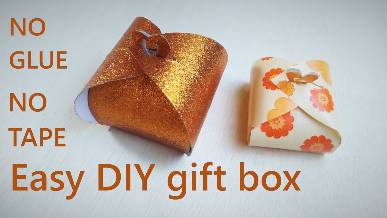 How to make a no glue paper holiday gift bag