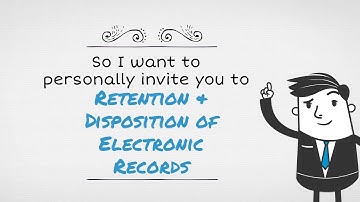 7.Retention & Disposition of Electronic Records