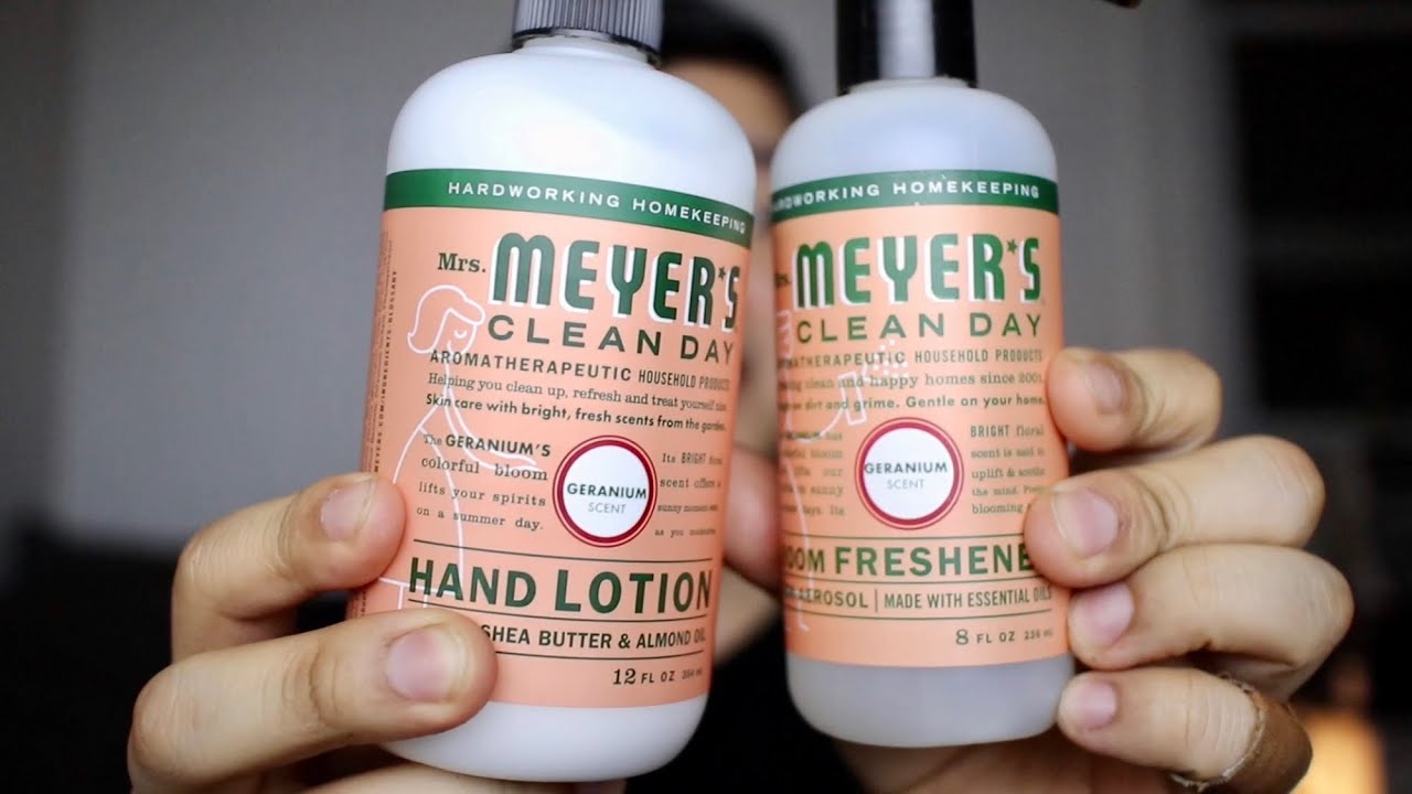 Mrs. Meyers Product Line Review YouTube