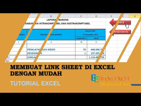 Cara Mudah Membuat Link Sheet di Excel