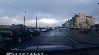 Royds Avenue (Sandylands), A589 north though to Morecambe. 8/12/2018