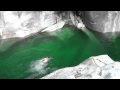 Swimming in Verzasca River