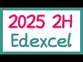 GCSE MATHS 2025 EDEXCEL 2H PRACTICE PAPER