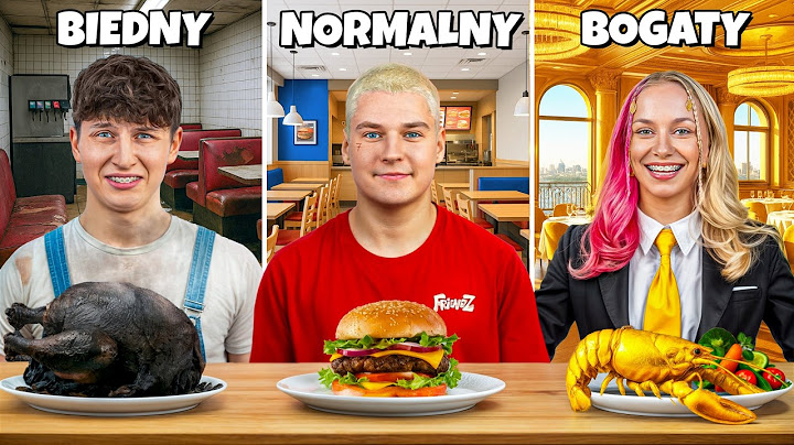 Jedzenie dla Biednego vs Normalnego vs Bogatego