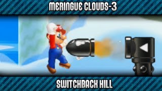 New Super Mario Bros. U 100% - Meringue Clouds-3: Switchback Hill
